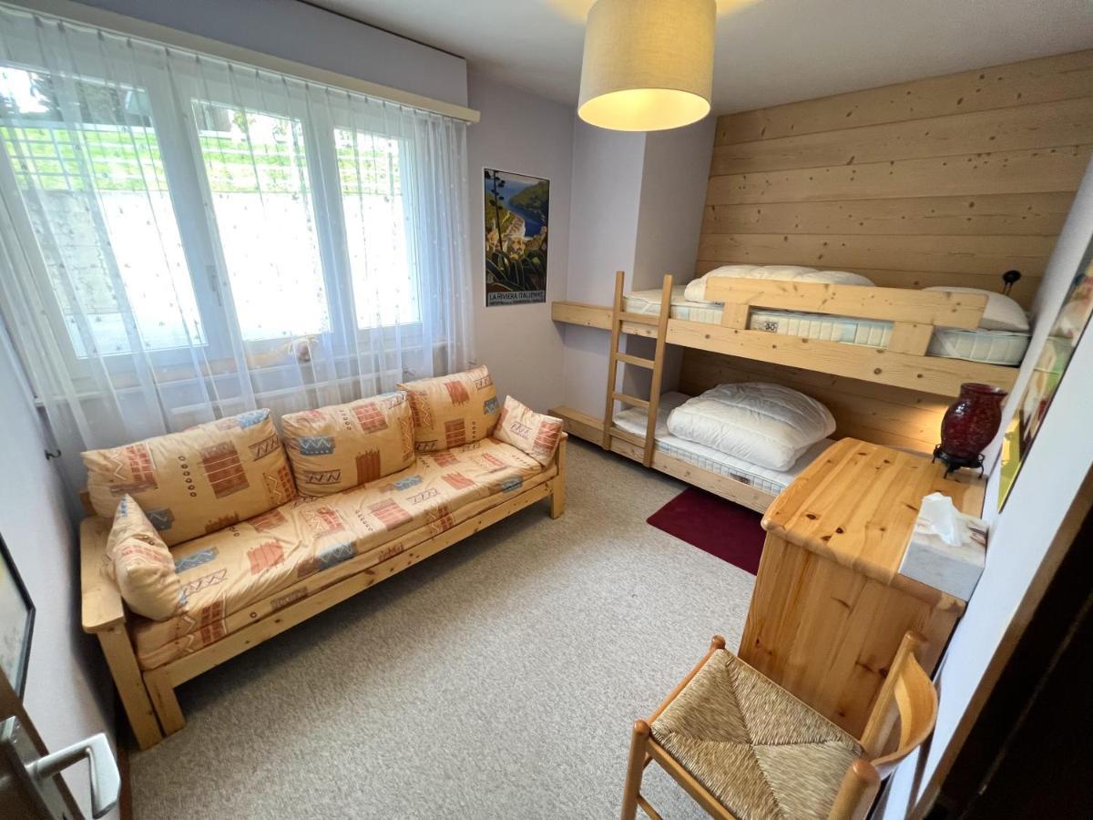 Bel Appartement 3 Pieces Au Pied Des Pistes De Ski ครองส์มอนตานา ภายนอก รูปภาพ