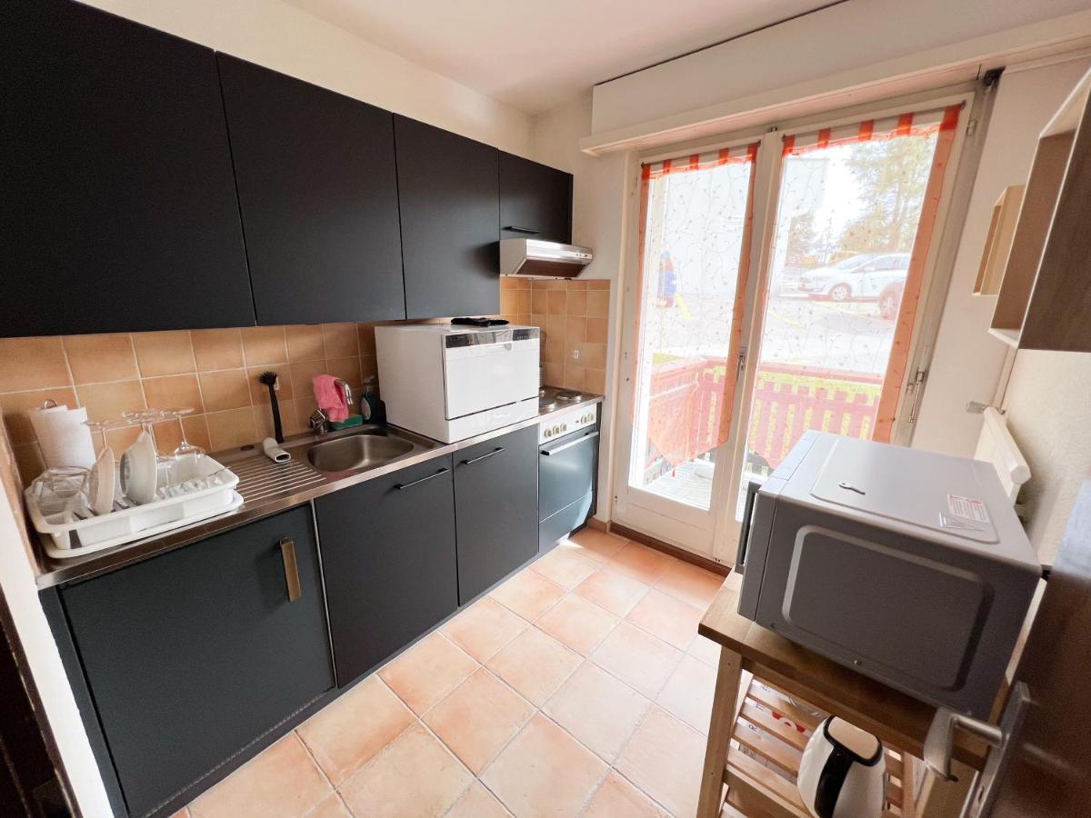 Bel Appartement 3 Pieces Au Pied Des Pistes De Ski ครองส์มอนตานา ภายนอก รูปภาพ
